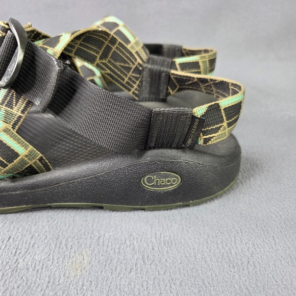 Chaco Mega Z Cloud Sandals Mens Sz 10 M Odds Black Trails Sport Shoes JCH107223 main image 6